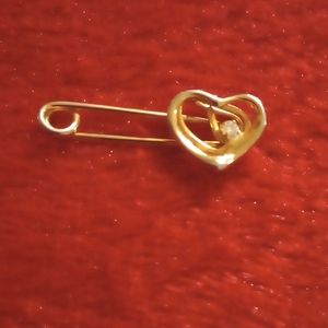 2- Heart Shaped Brooches